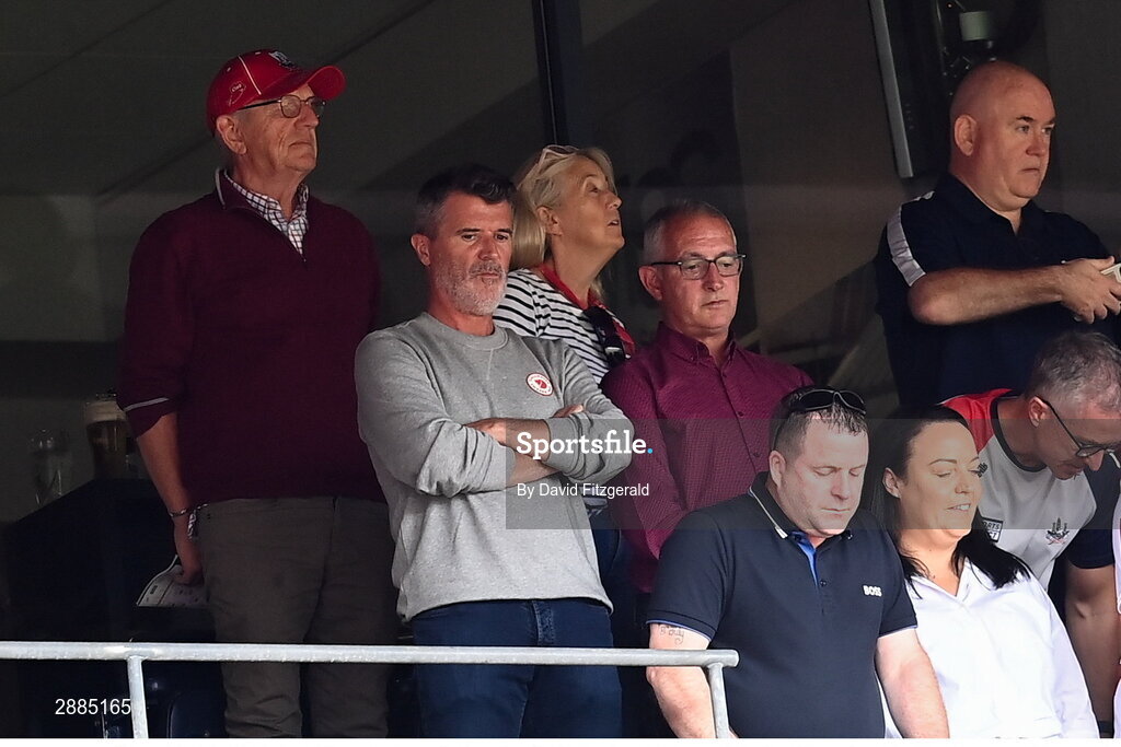 21 July 2024; Roy Keane looks on before the GAA Hurling All-Ireland Senior Championship Final between Clare and Cork at Croke Park in Dublin. Photo by David Fitzgerald/Sportsfile