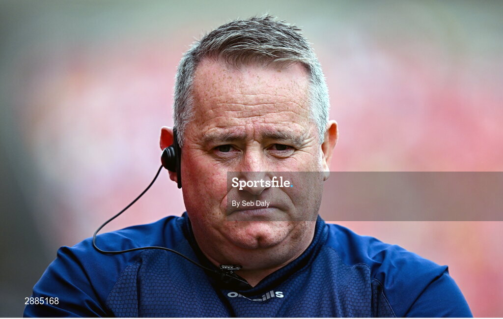 21 July 2024; Cork manager Pat Ryan brefore the GAA Hurling All-Ireland Senior Championship Final match between Clare and Cork at Croke Park in Dublin. Photo by Seb Daly/Sportsfile