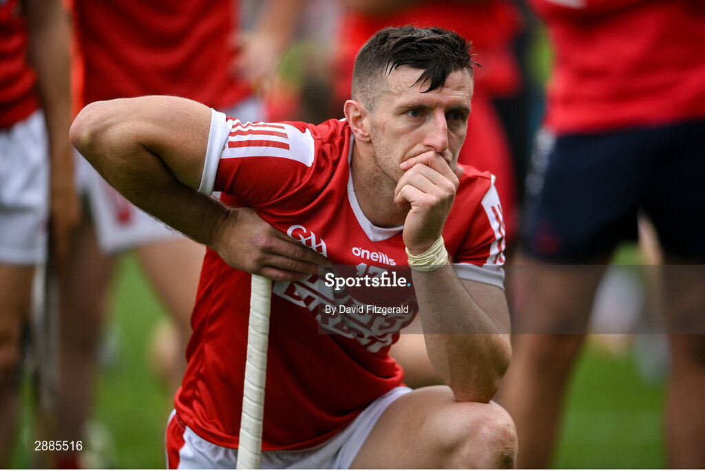 21 July 2024; Patrick Horgan of Cork after the GAA Hurling All-Ireland Senior Championship Final between Clare and Cork at Croke Park in Dublin. Photo by David Fitzgerald/Sportsfile