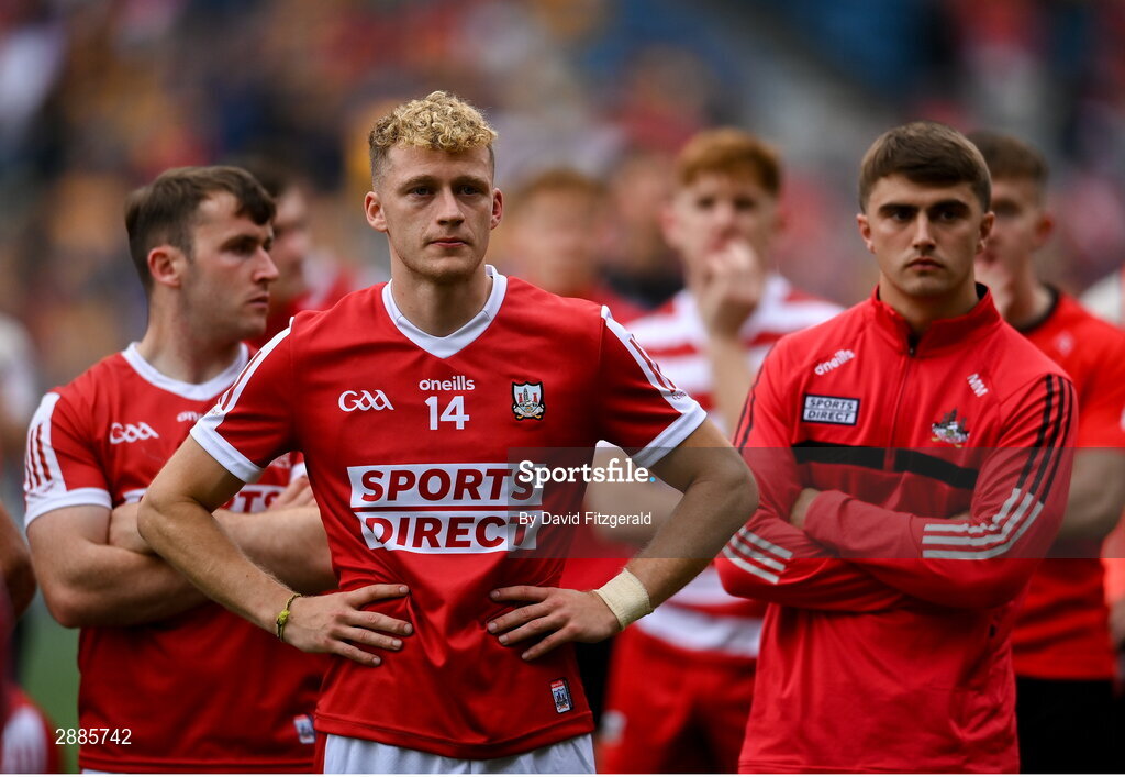 21 July 2024; Alan Connolly of Cork after the GAA Hurling All-Ireland Senior Championship Final between Clare and Cork at Croke Park in Dublin. Photo by David Fitzgerald/Sportsfile