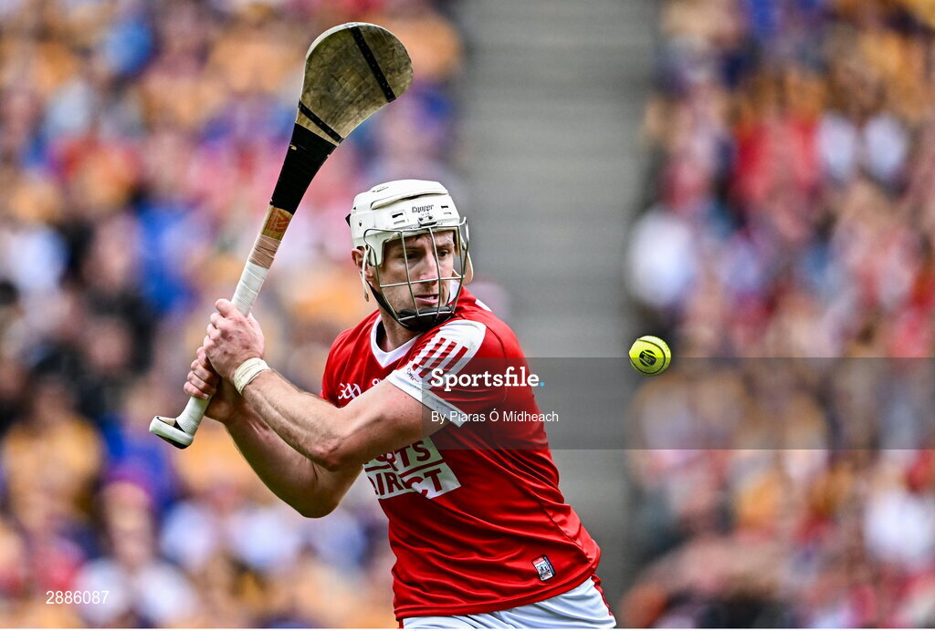 21 July 2024; Patrick Horgan of Cork during the GAA Hurling All-Ireland Senior Championship Final between Clare and Cork at Croke Park in Dublin. Photo by Piaras Ó Mídheach/Sportsfile