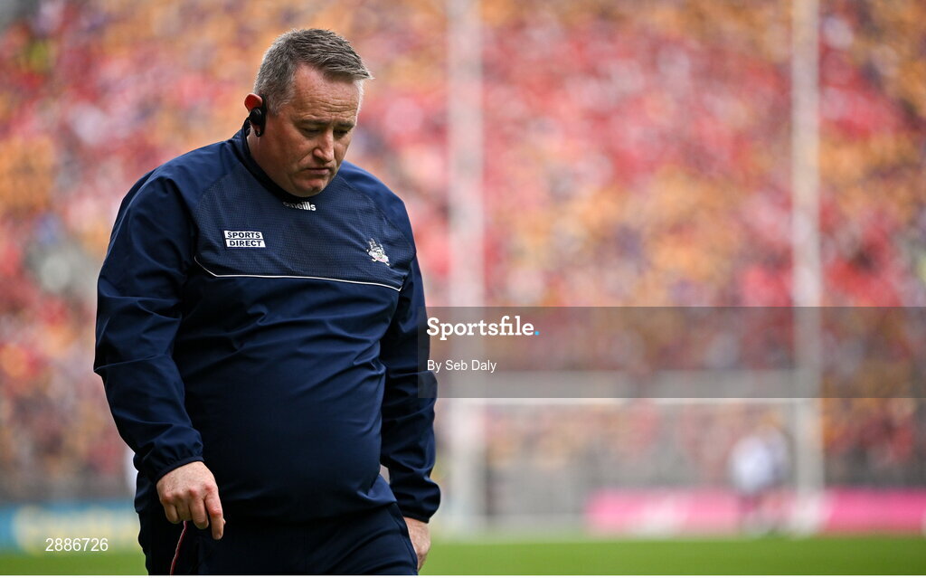 21 July 2024; Cork manager Pat Ryan during the GAA Hurling All-Ireland Senior Championship Final match between Clare and Cork at Croke Park in Dublin. Photo by Seb Daly/Sportsfile