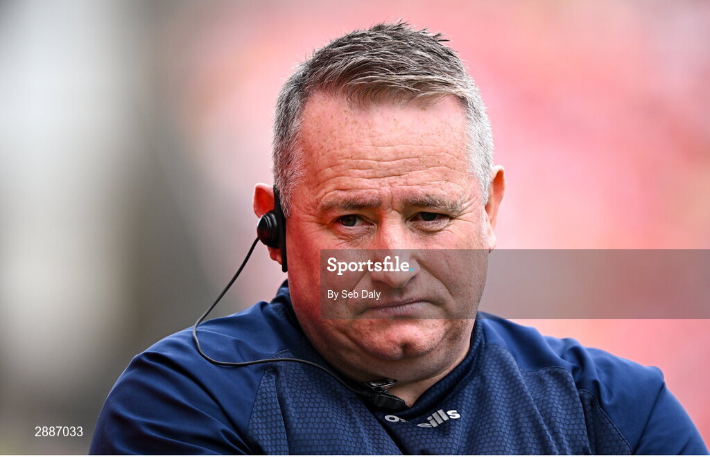 21 July 2024; Cork manager Pat Ryan before the GAA Hurling All-Ireland Senior Championship Final match between Clare and Cork at Croke Park in Dublin. Photo by Seb Daly/Sportsfile