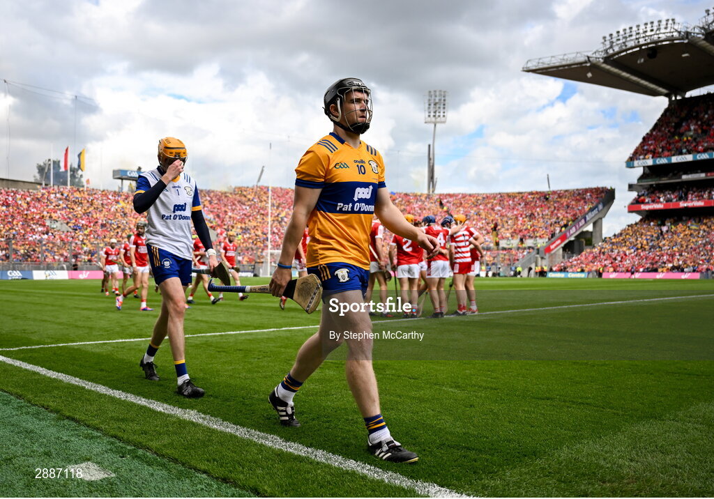21 July 2024; Tony Kelly of Clare before the GAA Hurling All-Ireland Senior Championship Final between Clare and Cork at Croke Park in Dublin. Photo by Stephen McCarthy/Sportsfile