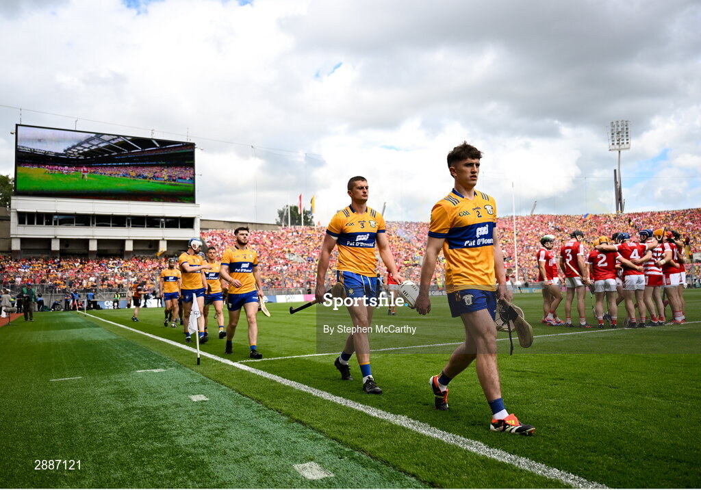 21 July 2024; Adam Hogan of Clare before the GAA Hurling All-Ireland Senior Championship Final between Clare and Cork at Croke Park in Dublin. Photo by Stephen McCarthy/Sportsfile