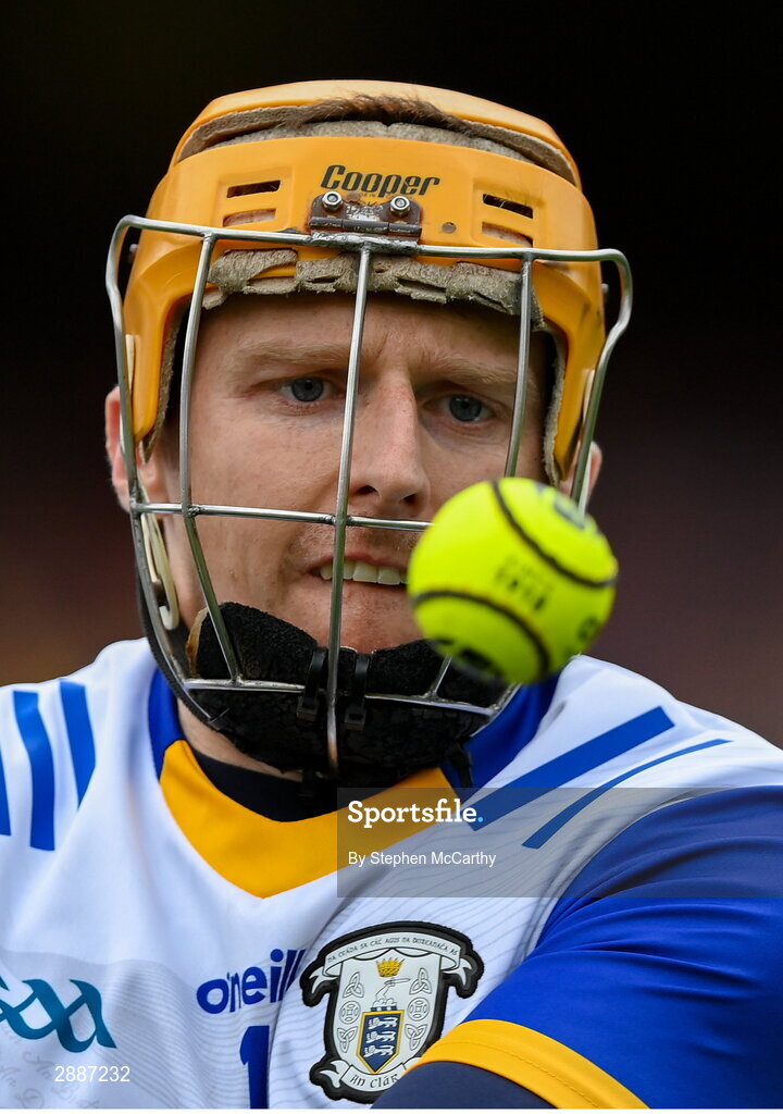 21 July 2024; Clare goalkeeper Eibhear Quilligan during the GAA Hurling All-Ireland Senior Championship Final between Clare and Cork at Croke Park in Dublin. Photo by Stephen McCarthy/Sportsfile