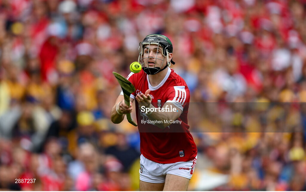 21 July 2024; Mark Coleman of Cork during the GAA Hurling All-Ireland Senior Championship Final between Clare and Cork at Croke Park in Dublin. Photo by Stephen McCarthy/Sportsfile
