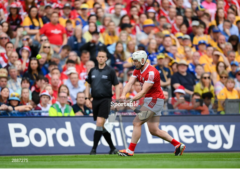 21 July 2024; Patrick Horgan of Cork during the GAA Hurling All-Ireland Senior Championship Final between Clare and Cork at Croke Park in Dublin. Photo by Stephen McCarthy/Sportsfile