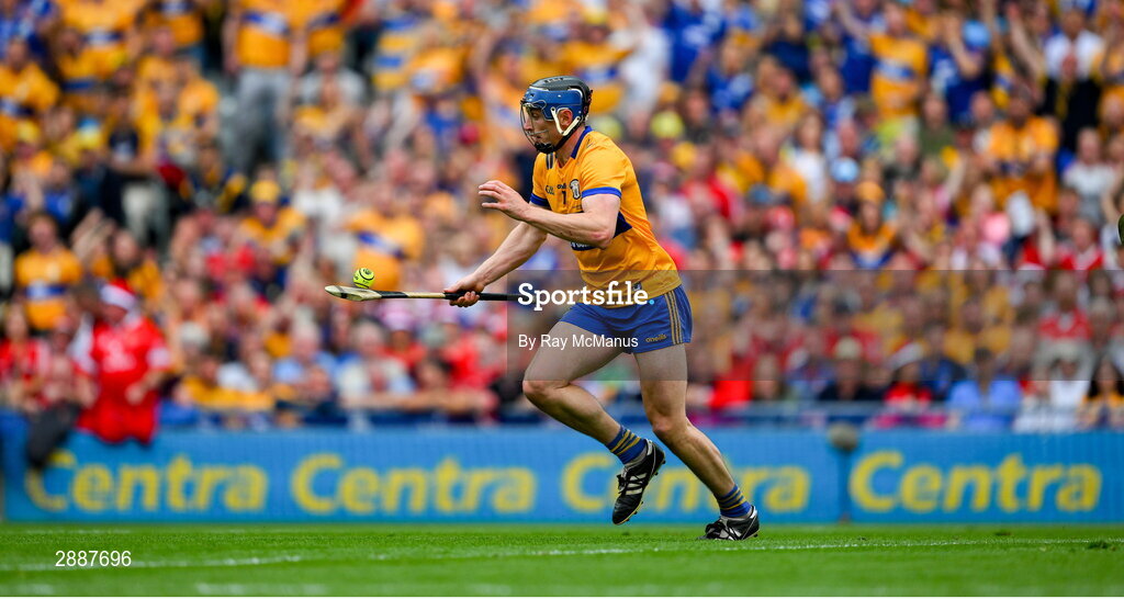 21 July 2024; David McInerney of Clare during the GAA Hurling All-Ireland Senior Championship Final between Clare and Cork at Croke Park in Dublin. Photo by Ray McManus/Sportsfile