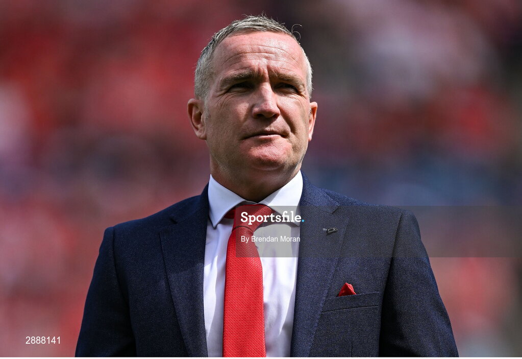 21 July 2024; Michael O'Connell of the Cork hurling jubilee 1999 All Ireland winning team before the GAA Hurling All-Ireland Senior Championship Final between Clare and Cork at Croke Park in Dublin. Photo by Brendan Moran/Sportsfile