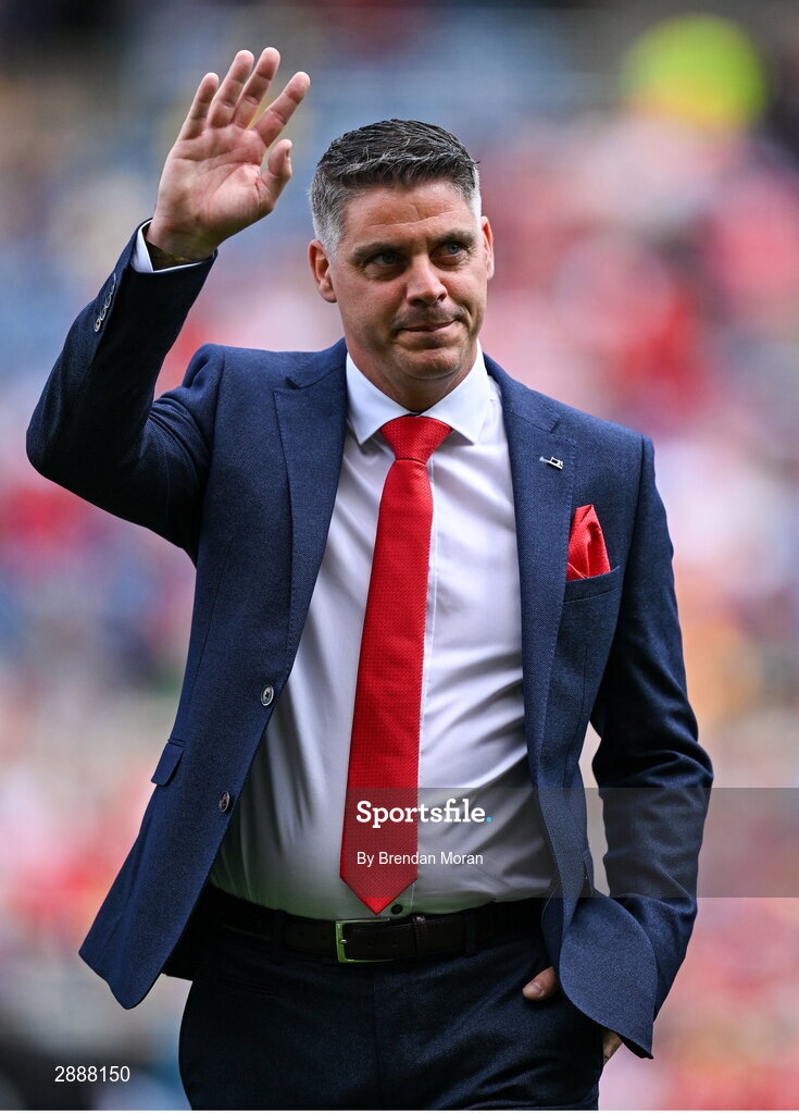 21 July 2024; Neil Ronan of the Cork hurling jubilee 1999 All Ireland winning team before the GAA Hurling All-Ireland Senior Championship Final between Clare and Cork at Croke Park in Dublin. Photo by Brendan Moran/Sportsfile