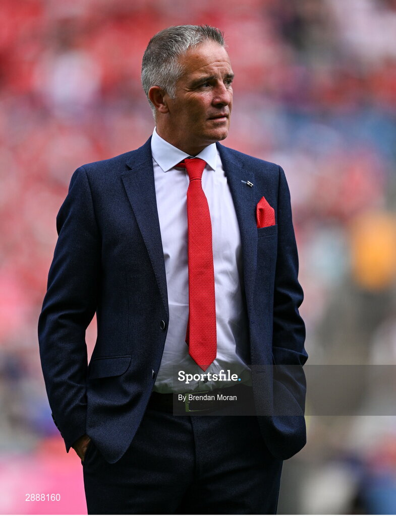 21 July 2024; Johnny Sheehan of the Cork hurling jubilee 1999 All Ireland winning team before the GAA Hurling All-Ireland Senior Championship Final between Clare and Cork at Croke Park in Dublin. Photo by Brendan Moran/Sportsfile