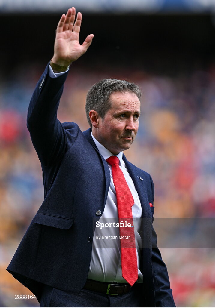 21 July 2024; Kieran Morrison of the Cork hurling jubilee 1999 All Ireland winning team before the GAA Hurling All-Ireland Senior Championship Final between Clare and Cork at Croke Park in Dublin. Photo by Brendan Moran/Sportsfile