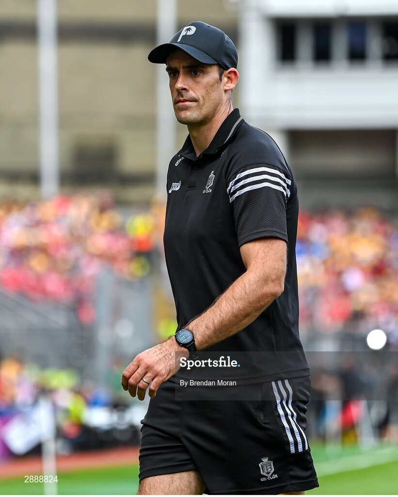 21 July 2024; Clare selector Brendan Bugler before the GAA Hurling All-Ireland Senior Championship Final between Clare and Cork at Croke Park in Dublin. Photo by Brendan Moran/Sportsfile