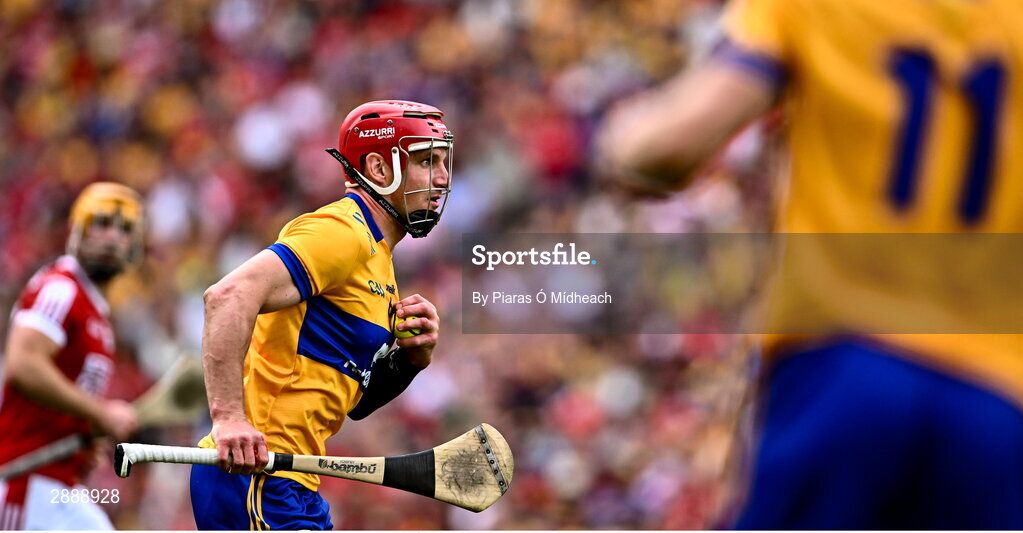21 July 2024; John Conlon of Clare during the GAA Hurling All-Ireland Senior Championship Final between Clare and Cork at Croke Park in Dublin. Photo by Piaras Ó Mídheach/Sportsfile