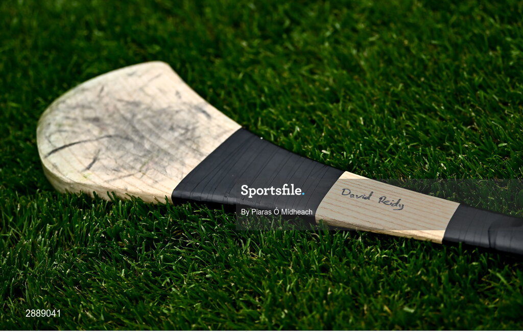 21 July 2024; The hurl of David Reidy of Clare on the pitch after the GAA Hurling All-Ireland Senior Championship Final between Clare and Cork at Croke Park in Dublin. Photo by Piaras Ó Mídheach/Sportsfile