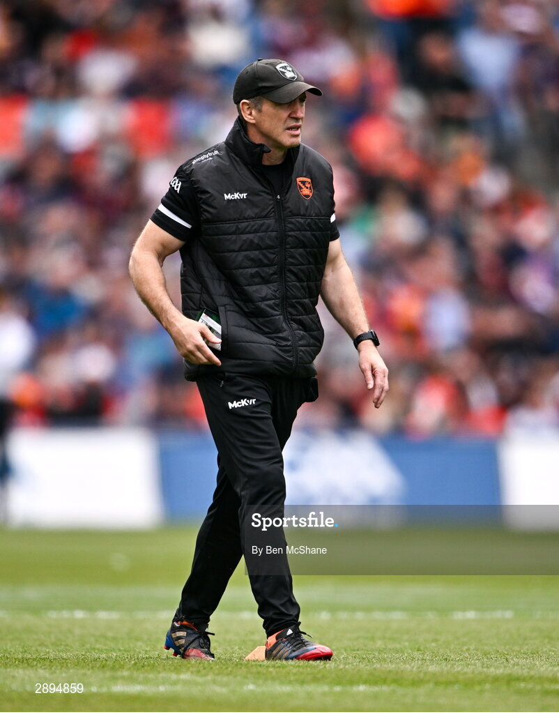 28 July 2024; Armagh manager Kieran McGeeney before the GAA Football All-Ireland Senior Championship Final match between Armagh and Galway at Croke Park in Dublin. Photo by Ben McShane/Sportsfile