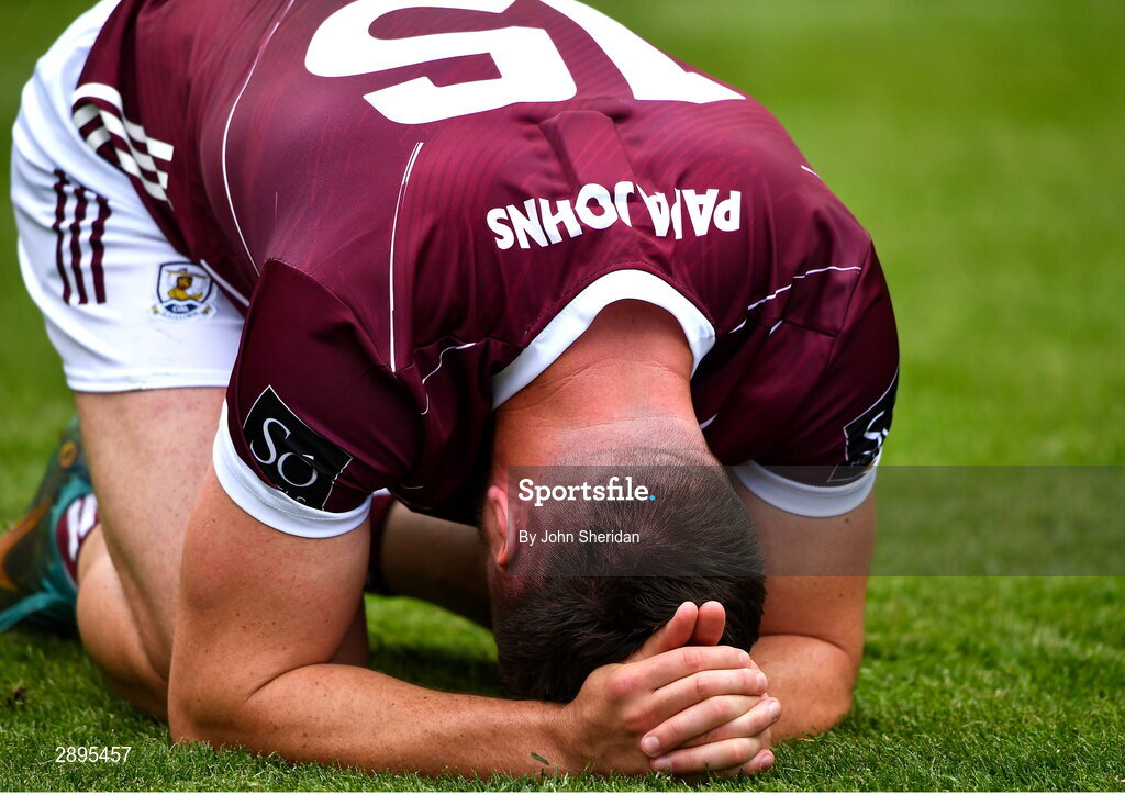 28 July 2024; A dejected Shane Walsh of Galway after the GAA Football All-Ireland Senior Championship Final match between Armagh and Galway at Croke Park in Dublin. Photo by John Sheridan/Sportsfile