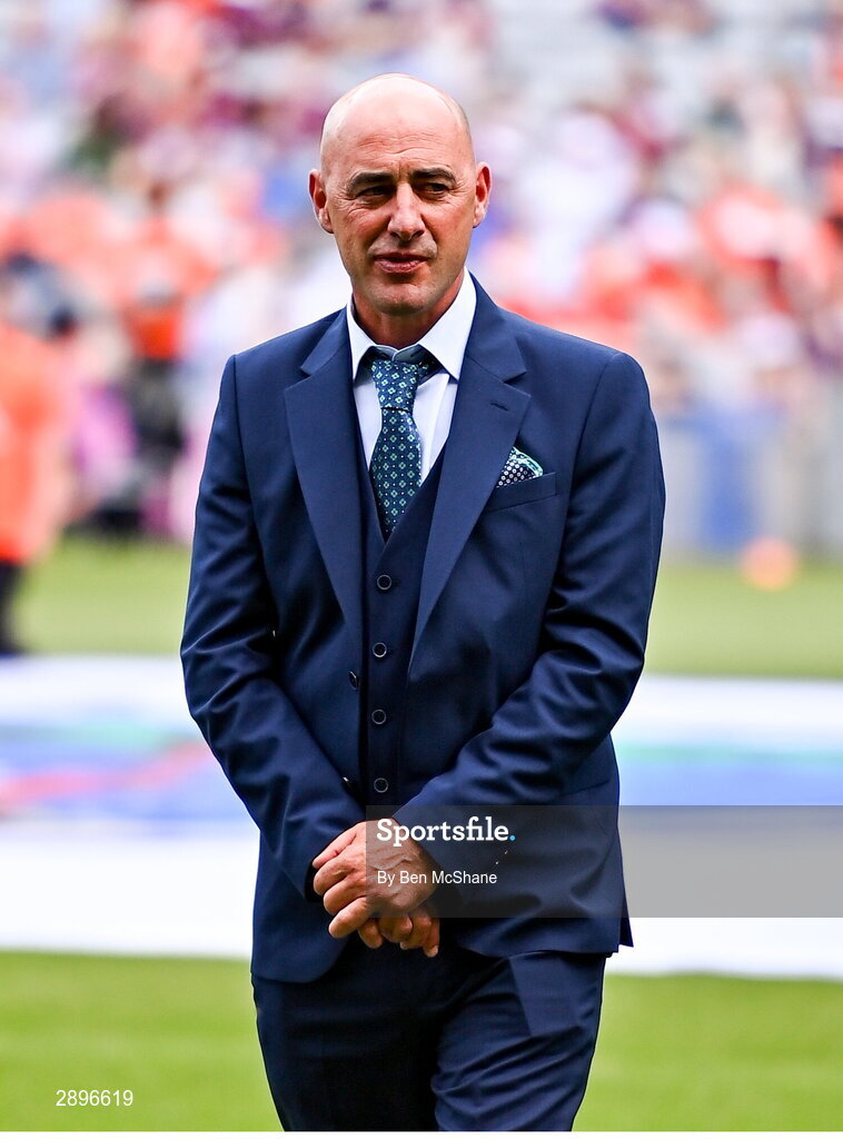 28 July 2024; Paddy Reynolds of the 1999 All-Ireland winning Meath football jubilee team who were honoured before the GAA Football All-Ireland Senior Championship Final match between Armagh and Galway at Croke Park in Dublin. Photo by Ben McShane/Sportsfile