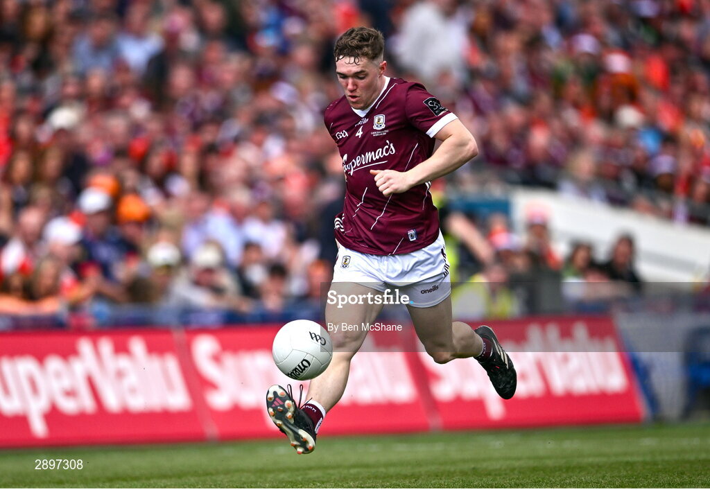 28 July 2024; Jack Glynn of Galway during the GAA Football All-Ireland Senior Championship Final match between Armagh and Galway at Croke Park in Dublin. Photo by Ben McShane/Sportsfile