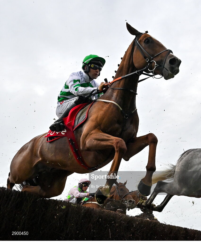 31 July 2024; Chemical Energy, with Jordan Gainford up, during the Tote Galway Plate during day three of the Galway Races Summer Festival at Ballybrit Racecourse in Galway. Photo by Seb Daly/Sportsfile