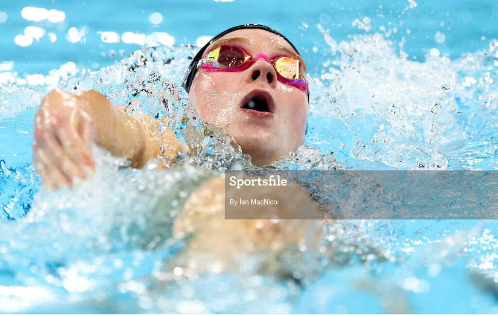 2 August 2024; Ellen Walshe of Team Ireland in action during the women's 200m individual medley heats at the Paris La Défense Arena during the 2024 Paris Summer Olympic Games in Paris, France. Photo by Ian MacNicol/Sportsfile