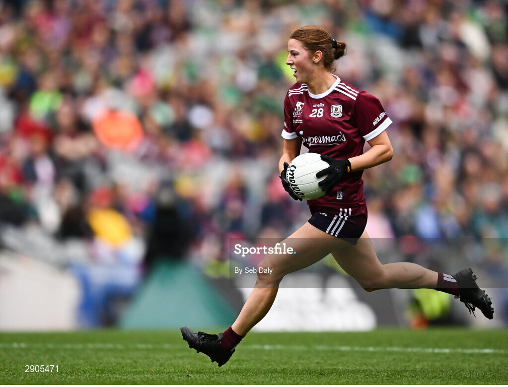 4 August 2024; Marta Banek of Galway during the TG4 All-Ireland Ladies Football Senior Championship final match between Galway and Kerry at Croke Park, Dublin. Photo by Seb Daly/Sportsfile