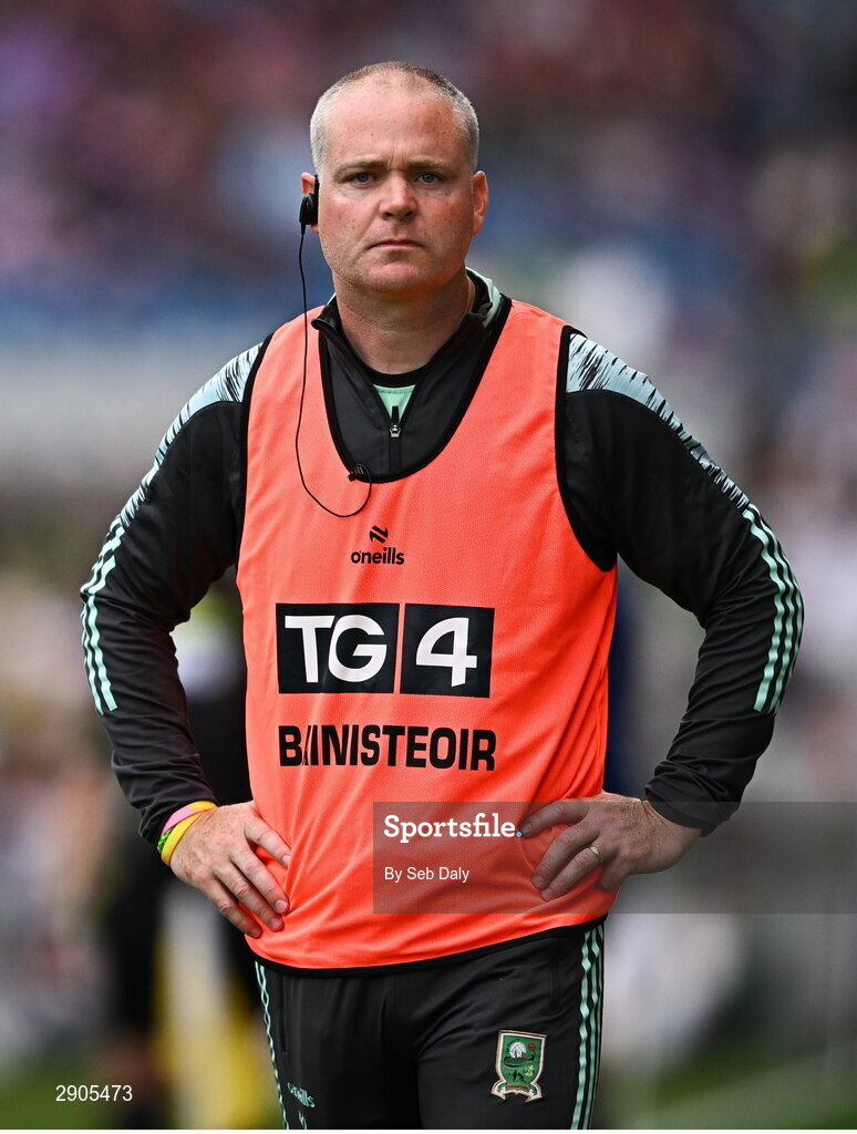 4 August 2024; Kerry manager Declan Quill during the TG4 All-Ireland Ladies Football Senior Championship final match between Galway and Kerry at Croke Park, Dublin. Photo by Seb Daly/Sportsfile