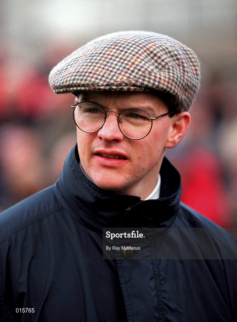 26 December 1999; Trainer Aidan O'Brien during day one of the Leopardstown Christmas Festival at Leopardstown racecourse in Dublin. Photo by Ray McManus/Sportsfile