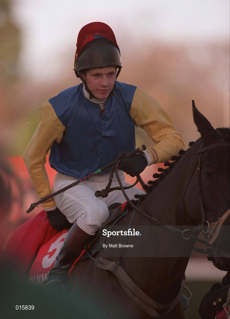 27 December 1997; Brian Bowens on Macallister during day two of the Leopardstown Christmas Festival at Leopardstown Racecourse in Dublin. Photo by Matt Browne/Sportsfile