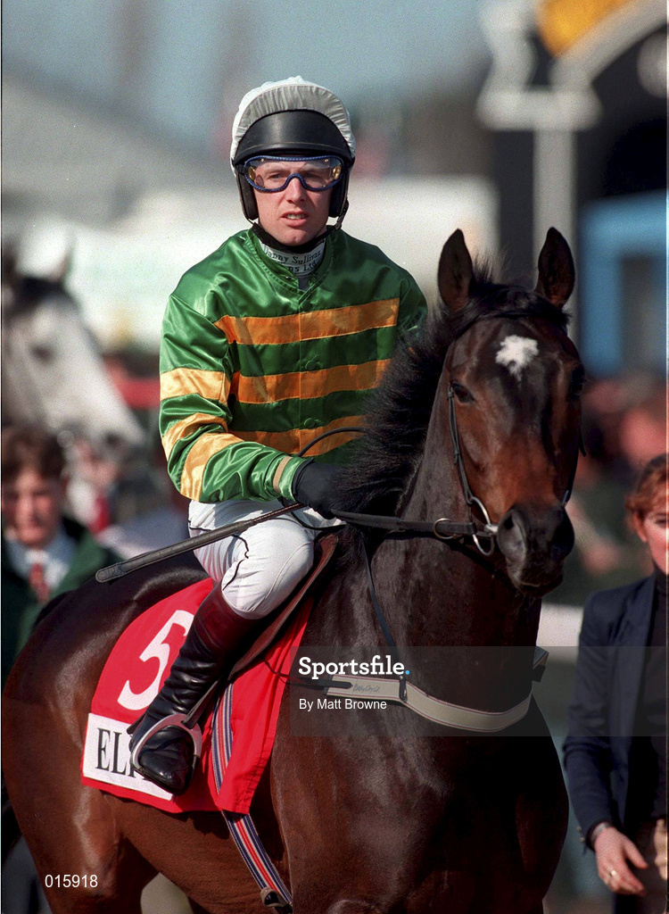 19 March 1998; Charlier Swan on Darapour during day three of the Cheltenham Racing Festival at Prestbury Park in Cheltenham, England. Photo by Matt Browne/Sportsfile