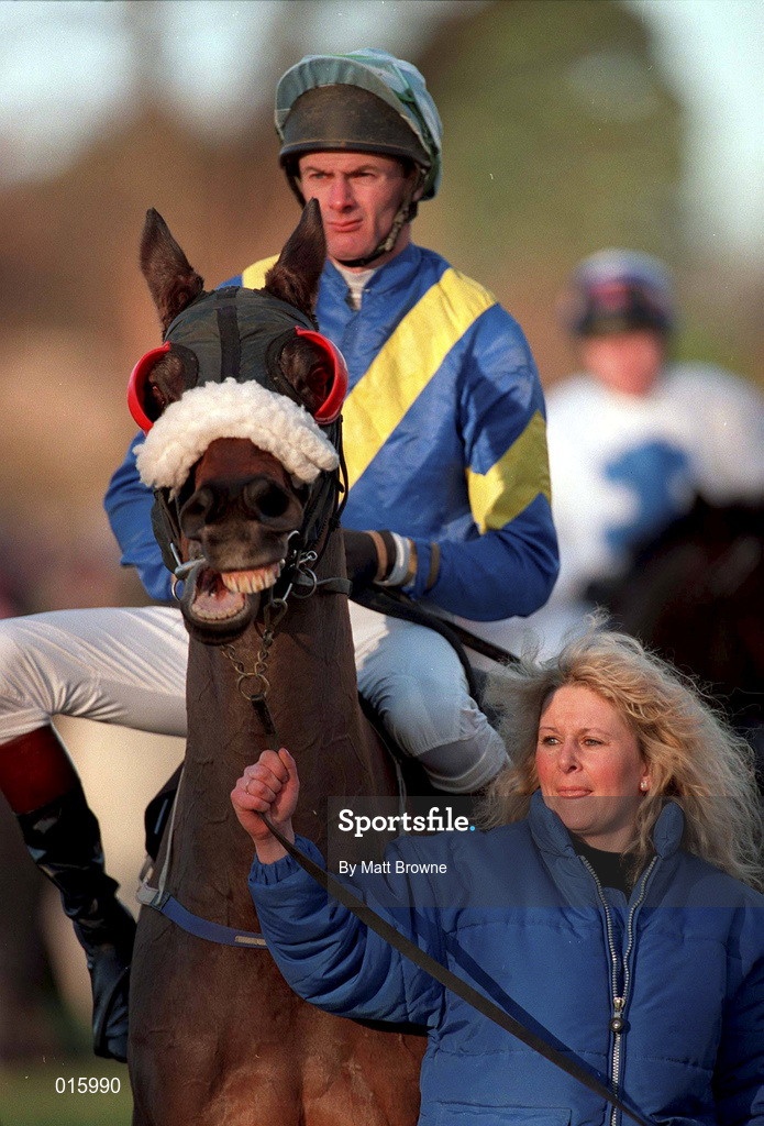 27 December 1997; David Evans on Appellare Court during day two of the Leopardstown Christmas Festival at Leopardstown Racecourse in Dublin. Photo by Matt Browne/Sportsfile
