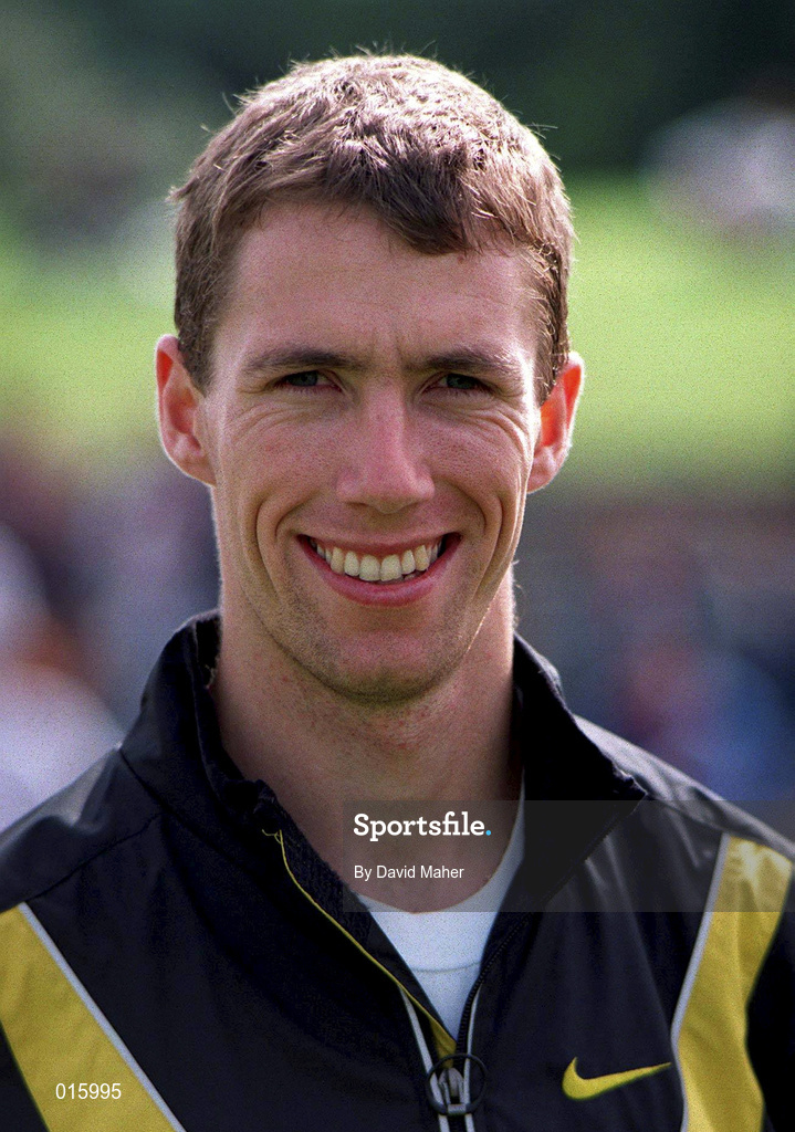 13 July 1997; David Matthews of UCD, A.C. during the BLÉ National Track & Field Championships at Morton Stadium in Santry, Dublin. Photo by David Maher/Sportsfile