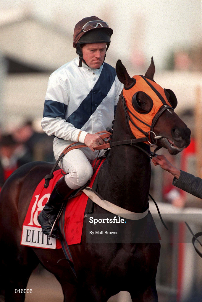 19 March 1998; Derek Byrne on Swing West during day three of the Cheltenham Racing Festival at Prestbury Park in Cheltenham, England. Photo by Matt Browne/Sportsfile