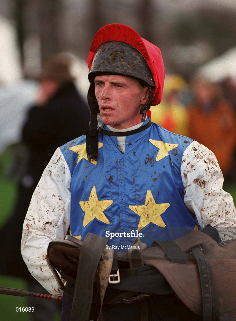 26 December 1998; Jockey Fran Flood during the Leopardstown Christmas Festival Day One at Leopardstown Racecourse in Dublin. Photo by Ray McManus/Sportsfile