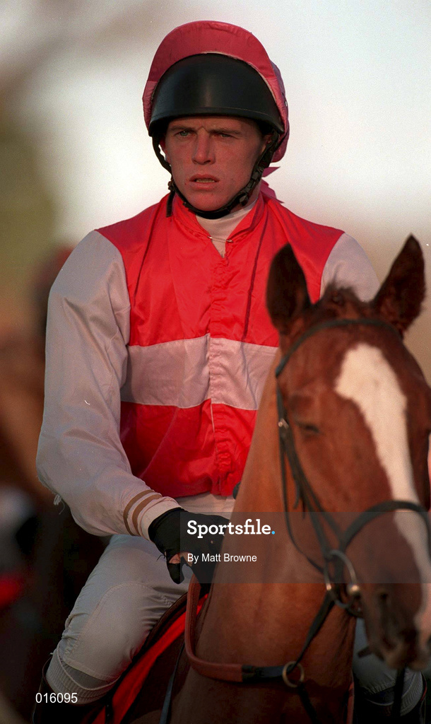 27 December 1997; Francis Flood on Kildare Chiller during day two of the Leopardstown Christmas Festival at Leopardstown Racecourse in Dublin. Photo by Matt Browne/Sportsfile