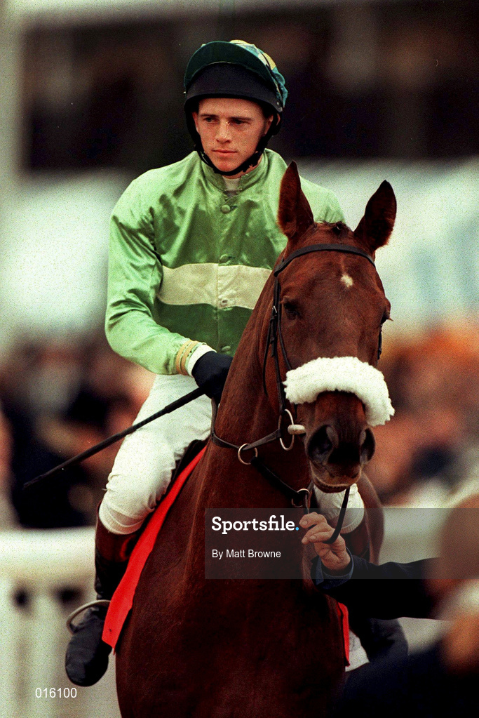18 March 1998; Francis Flood on To Your Honour during day two of the Cheltenham Racing Festival at Prestbury Park in Cheltenham, England. Photo by Matt Browne/Sportsfile