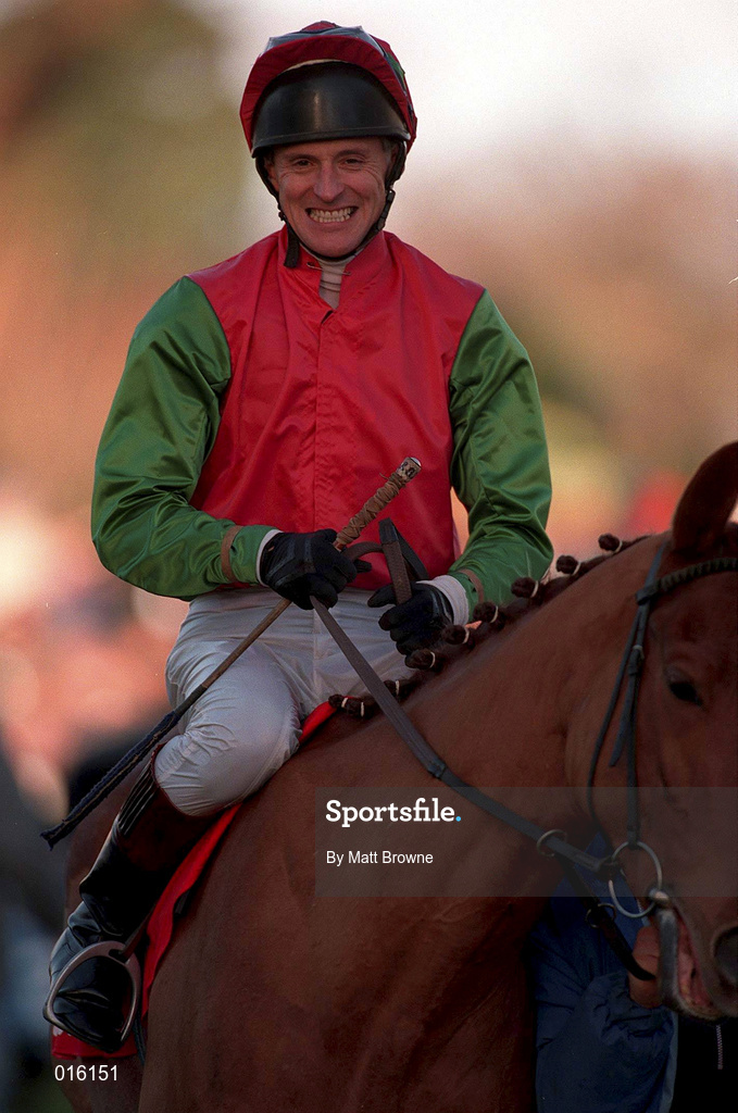 27 December 1997; Graham Bradley on Krosno during day two of the Leopardstown Christmas Festival at Leopardstown Racecourse in Dublin. Photo by Matt Browne/Sportsfile