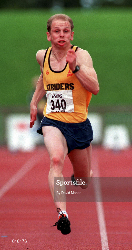13 July 1997; Ian Craig of Annadale A.C., during the BLÉ National Track and Field Championships at Morton Stadium in Dublin. Photo by David Maher/Sportsfile