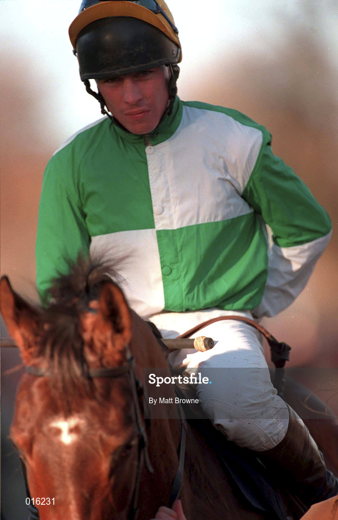 27 December 1997; Jason Titley on King of Kerry during day two of the Leopardstown Christmas Festival at Leopardstown Racecourse in Dublin. Photo by Matt Browne/Sportsfile