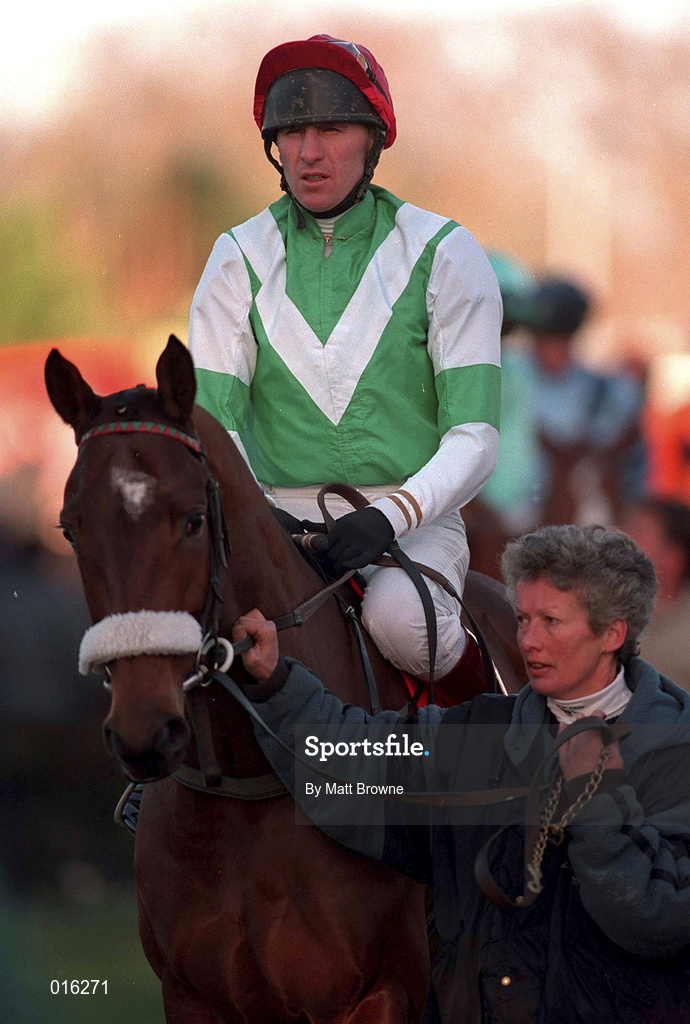 27 December 1997; John Shortt on Pixie Dancer during day two of the Leopardstown Christmas Festival at Leopardstown Racecourse in Dublin. Photo by Matt Browne/Sportsfile