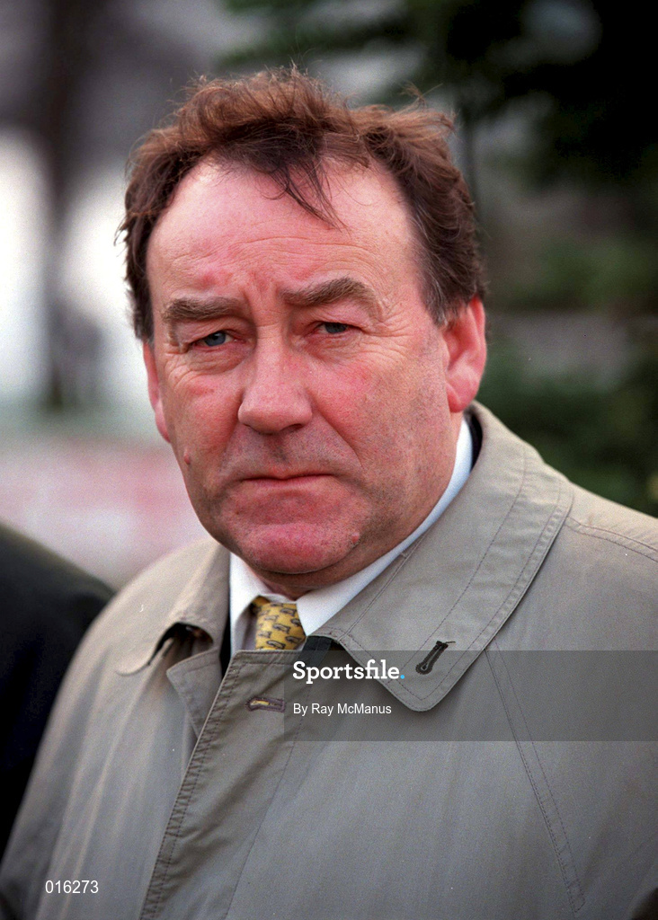 26 December 1999; Leopardstown racecourse manager John White during day one of the Leopardstown Christmas Festival at Leopardstown racecourse in Dublin. Photo by Ray McManus/Sportsfile