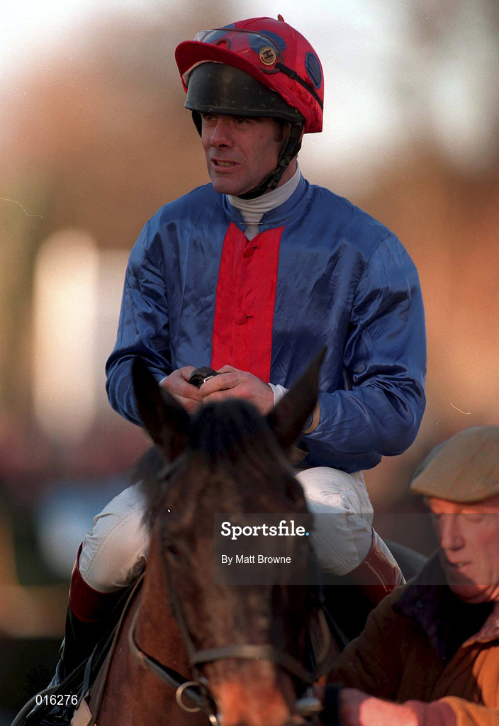 27 December 1997; Jockey Joe Donnelly during day two of the Leopardstown Christmas Festival at Leopardstown Racecourse in Dublin. Photo by Matt Browne/Sportsfile