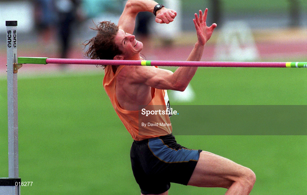 13 July 1997; Joseph Naughton of Nenagh A.C. during the BLÉ National Track & Field Championships at Morton Stadium in Santry, Dublin. Photo by David Maher/Sportsfile