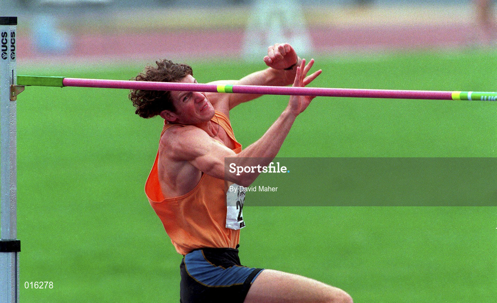 13 July 1997; Joseph Naughton of Nenagh A.C. during the BLÉ National Track & Field Championships at Morton Stadium in Santry, Dublin. Photo by David Maher/Sportsfile
