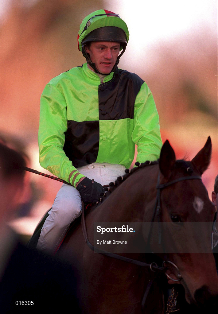 27 December 1997; Ken Budds on Purchasing Power during day two of the Leopardstown Christmas Festival at Leopardstown Racecourse in Dublin. Photo by Matt Browne/Sportsfile