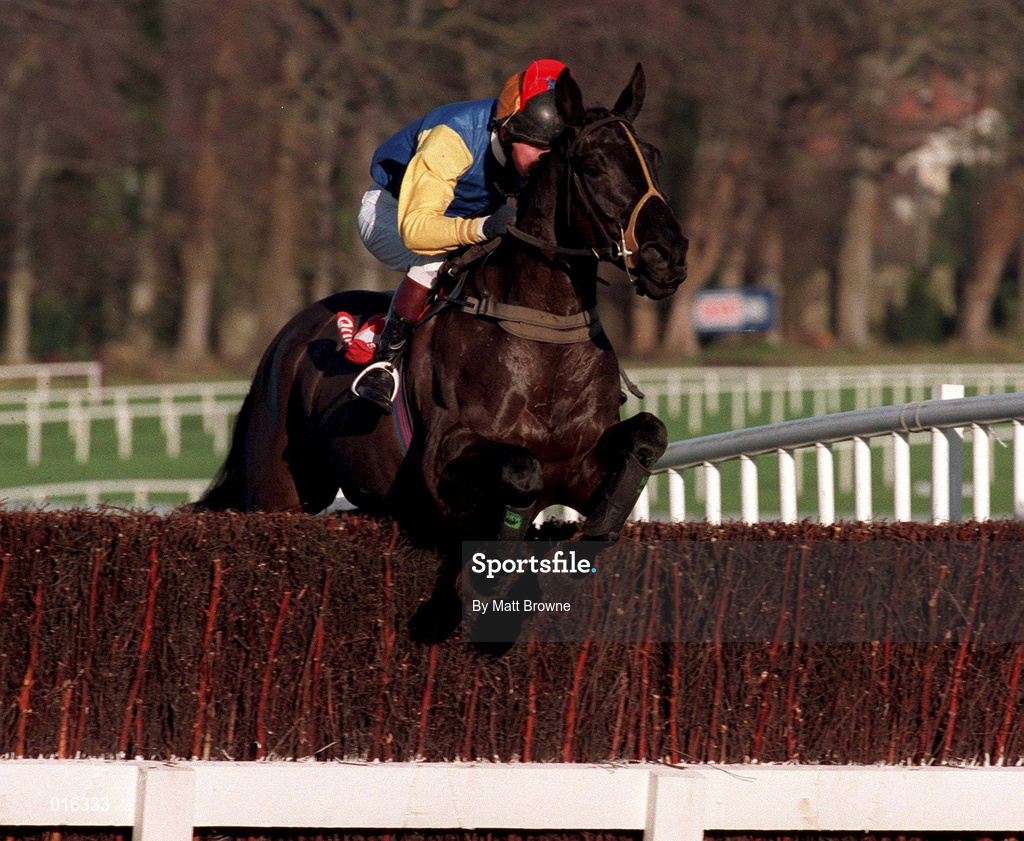 27 December 1997; Brian Bowens on Macallister during day two of the Leopardstown Christmas Festival at Leopardstown Racecourse in Dublin. Photo by Matt Browne/Sportsfile