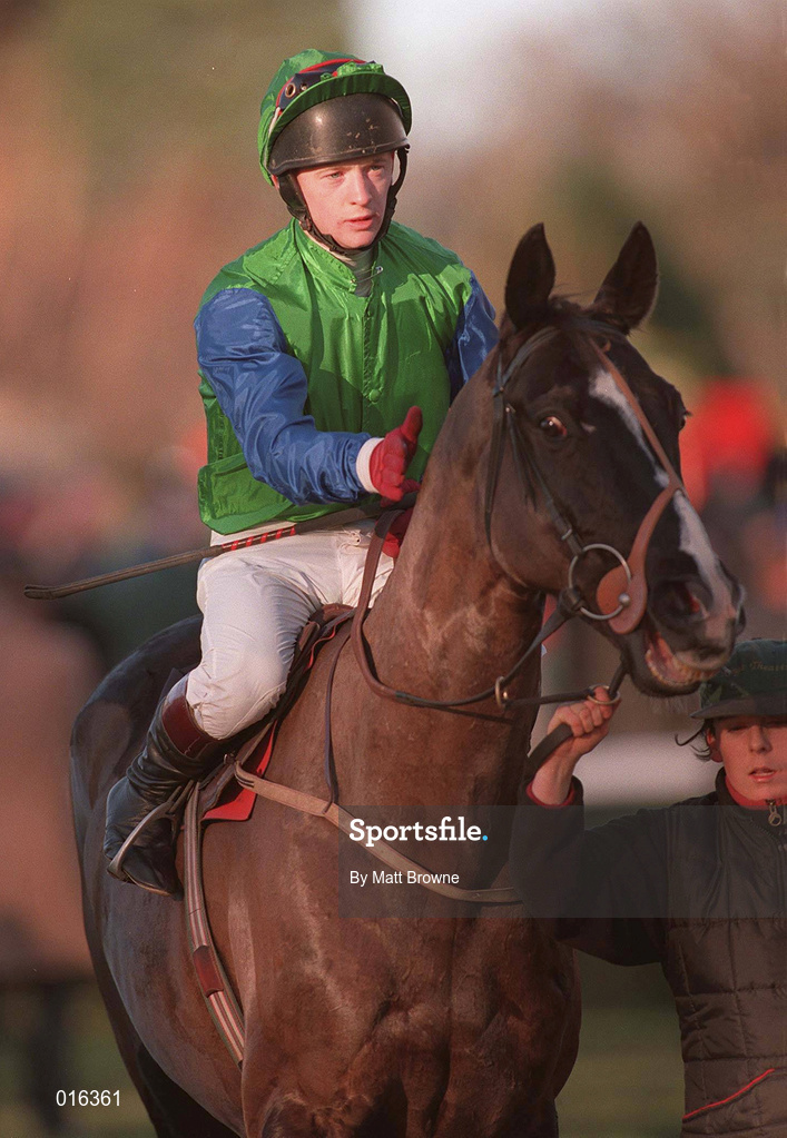 27 December 1997; Mark Madden on Jodesi during day two of the Leopardstown Christmas Festival at Leopardstown Racecourse in Dublin. Photo by Matt Browne/Sportsfile