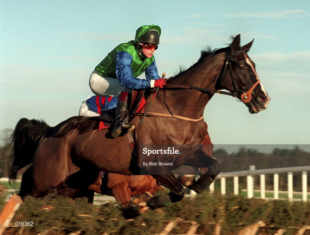 27 December 1997; Mark Madden on Jodesi during day two of the Leopardstown Christmas Festival at Leopardstown Racecourse in Dublin. Photo by Matt Browne/Sportsfile