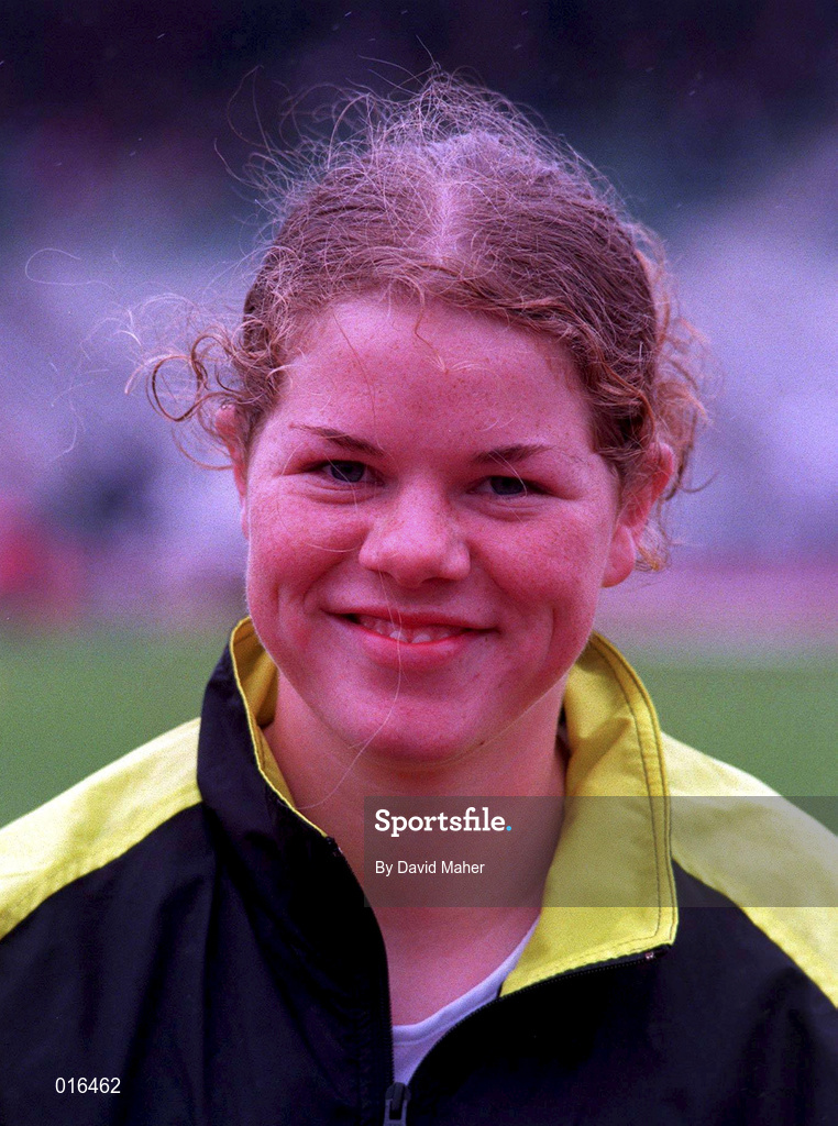 13 July 1997; Nicola Lynch of Navan A.C. during the BLÉ National Track & Field Championships at Morton Stadium in Santry, Dublin. Photo by David Maher/Sportsfile